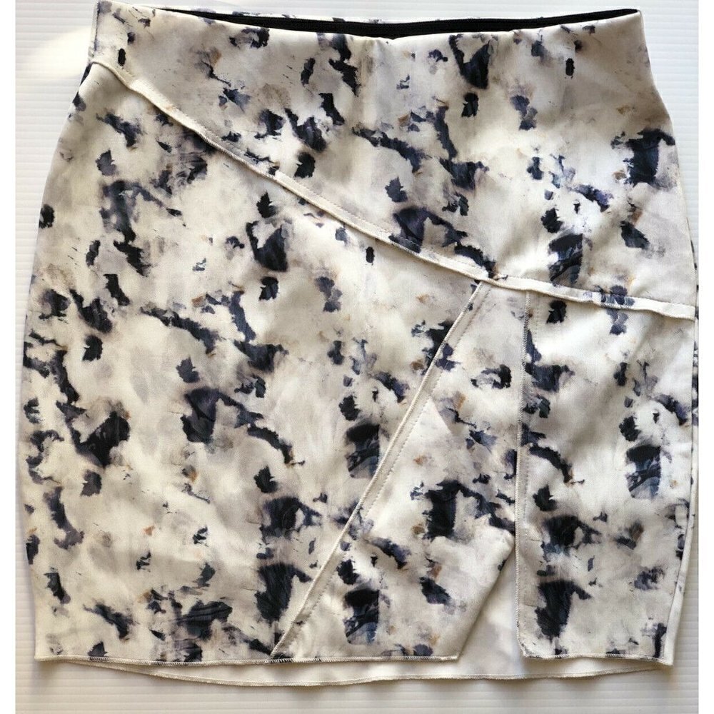 Zara W&B Collection Marble Print Women's Mini skirt Size S - Picture 6 of 7